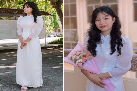 Áo dài duyên dáng quẩy nhiệt siêu dâm
