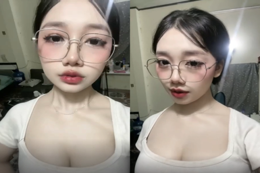 TikToker ngực khủng bị quay trộm nóng